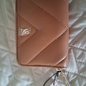Victoria's Secret Tan Quilted Wallet